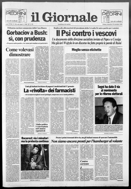 Il giornale : quotidiano del mattino